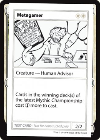 Metagamer (2021 Edition) [Mystery Booster Playtest Cards] | Jomio and Rueliete's Cards and Comics