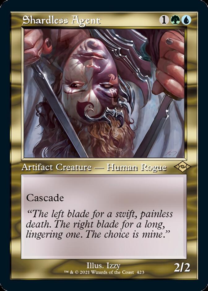 Shardless Agent (Retro Foil Etched) [Modern Horizons 2] | Jomio and Rueliete's Cards and Comics