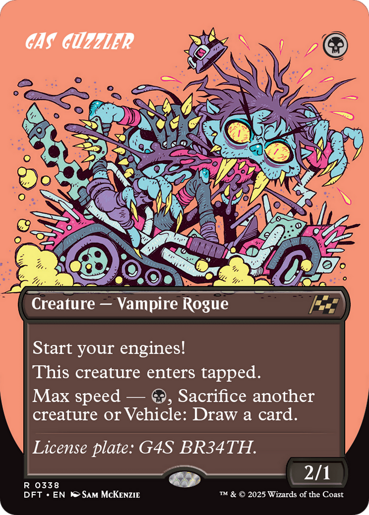 Gas Guzzler (Borderless) [Aetherdrift] | Jomio and Rueliete's Cards and Comics