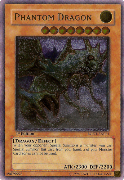 Phantom Dragon [LODT-EN041] Ultimate Rare | Jomio and Rueliete's Cards and Comics