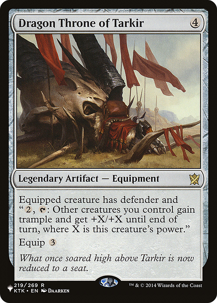 Dragon Throne of Tarkir [The List] | Jomio and Rueliete's Cards and Comics