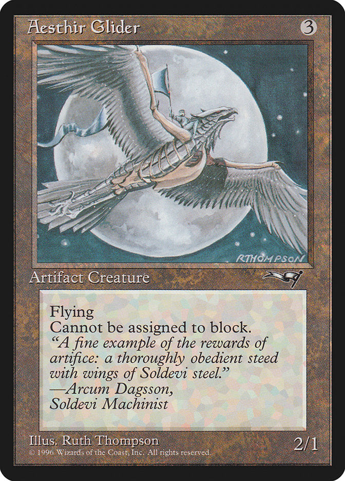 Aesthir Glider (Solo Rider) [Alliances] | Jomio and Rueliete's Cards and Comics
