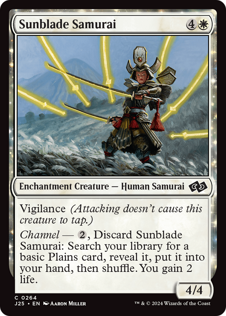 Sunblade Samurai [Foundations Jumpstart] | Jomio and Rueliete's Cards and Comics
