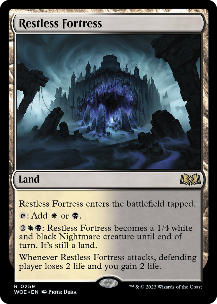 Restless Fortress [Wilds of Eldraine] | Jomio and Rueliete's Cards and Comics