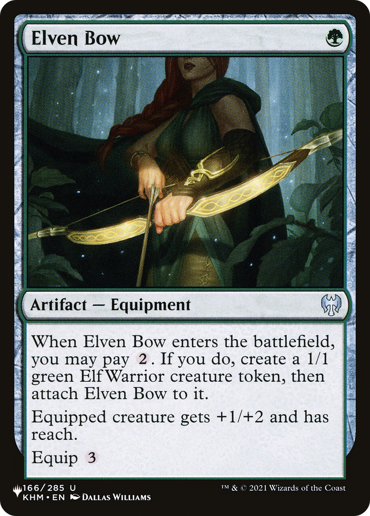 Elven Bow [The List] | Jomio and Rueliete's Cards and Comics