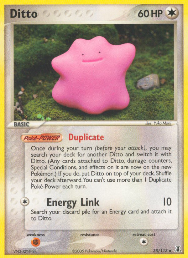 Ditto (35/113) [EX: Delta Species] | Jomio and Rueliete's Cards and Comics