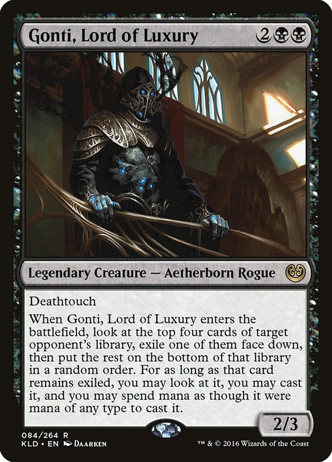 Gonti, Lord of Luxury [Kaladesh] | Jomio and Rueliete's Cards and Comics