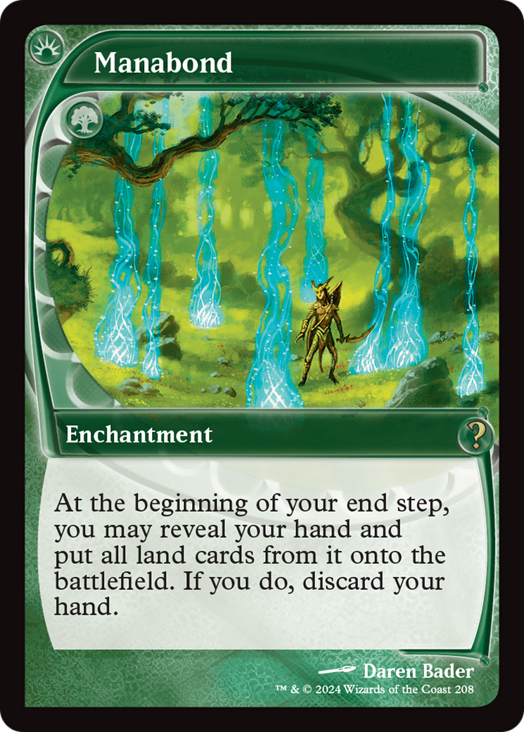 Manabond (Future Sight) [Mystery Booster 2] | Jomio and Rueliete's Cards and Comics