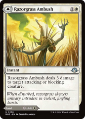 Razorgrass Ambush // Razorgrass Field [Modern Horizons 3] | Jomio and Rueliete's Cards and Comics