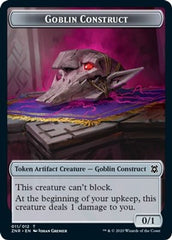 Satyr // Goblin Construct Double-Sided Token [Challenger Decks 2021 Tokens] | Jomio and Rueliete's Cards and Comics