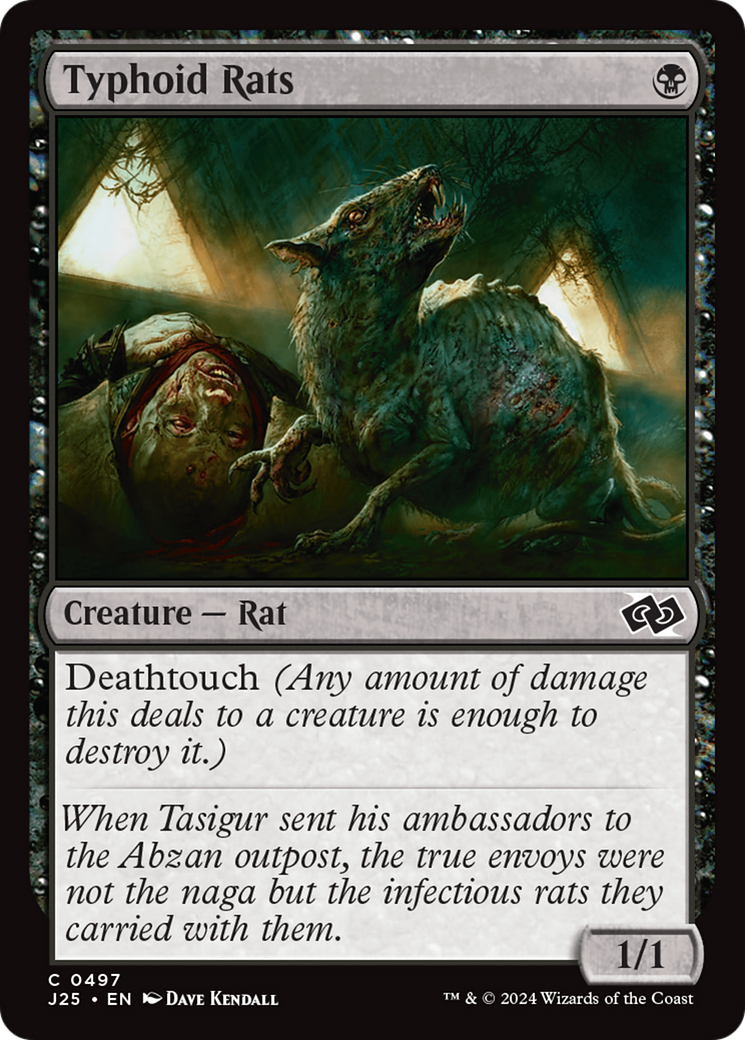 Typhoid Rats [Foundations Jumpstart] | Jomio and Rueliete's Cards and Comics