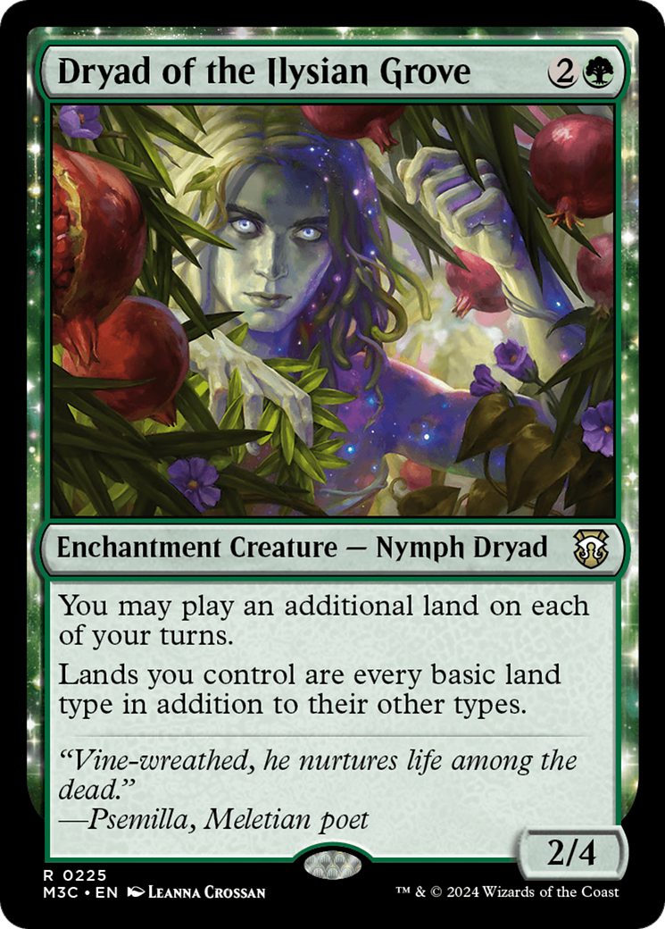 Dryad of the Ilysian Grove (Ripple Foil) [Modern Horizons 3 Commander] | Jomio and Rueliete's Cards and Comics