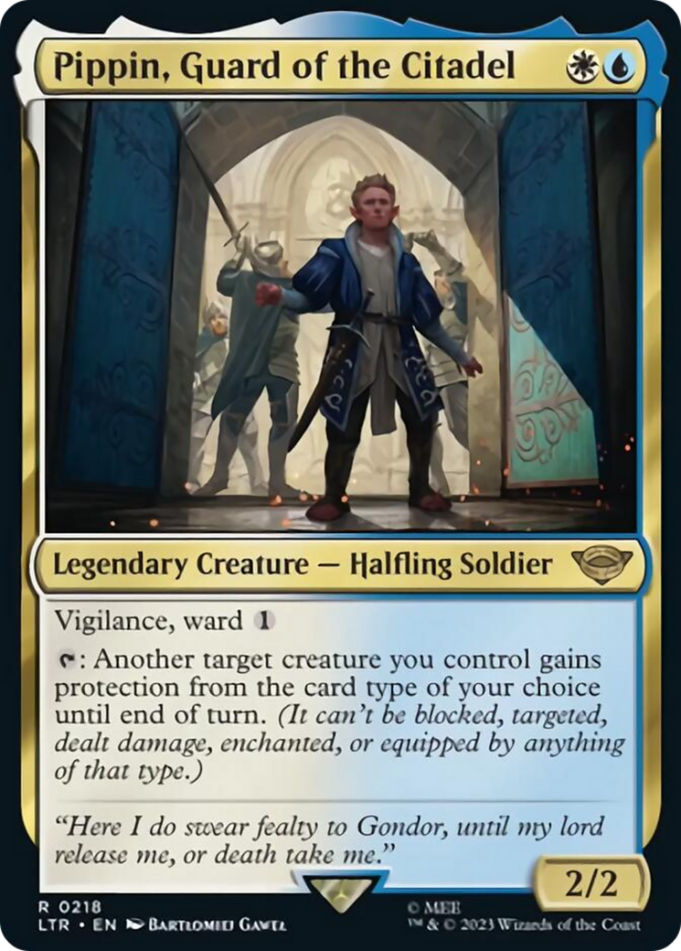 Pippin, Guard of the Citadel [The Lord of the Rings: Tales of Middle-Earth] | Jomio and Rueliete's Cards and Comics