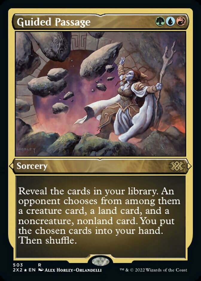 Guided Passage (Foil Etched) [Double Masters 2022] | Jomio and Rueliete's Cards and Comics