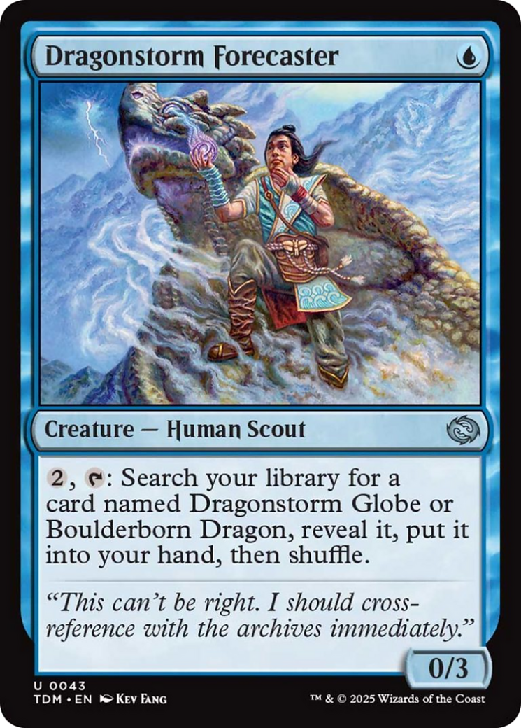 Dragonstorm Forecaster [Tarkir: Dragonstorm] | Jomio and Rueliete's Cards and Comics
