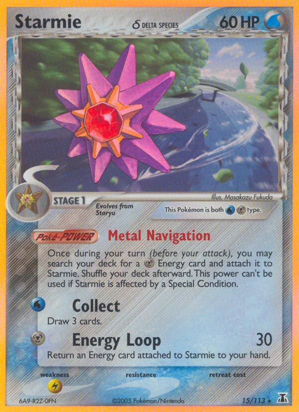 Starmie (15/113) (Delta Species) [EX: Delta Species] | Jomio and Rueliete's Cards and Comics