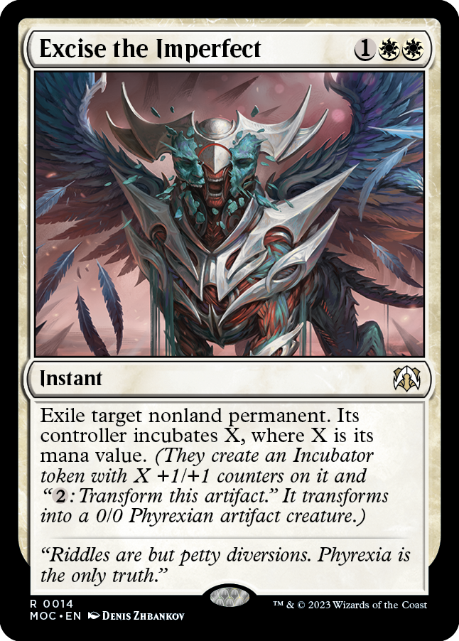 Excise the Imperfect [March of the Machine Commander] | Jomio and Rueliete's Cards and Comics