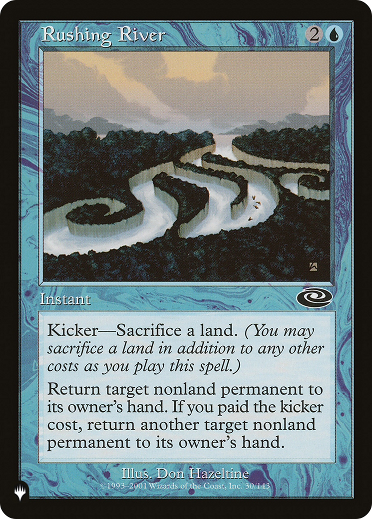 Rushing River [The List] | Jomio and Rueliete's Cards and Comics