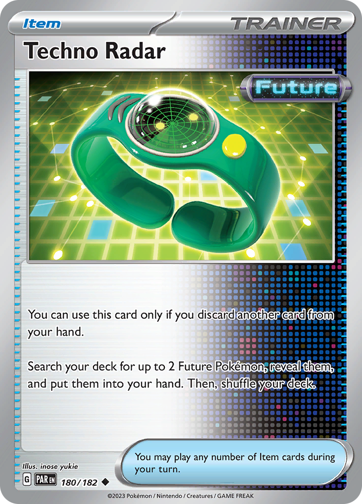 Techno Radar (180/182) [Scarlet & Violet: Paradox Rift] | Jomio and Rueliete's Cards and Comics