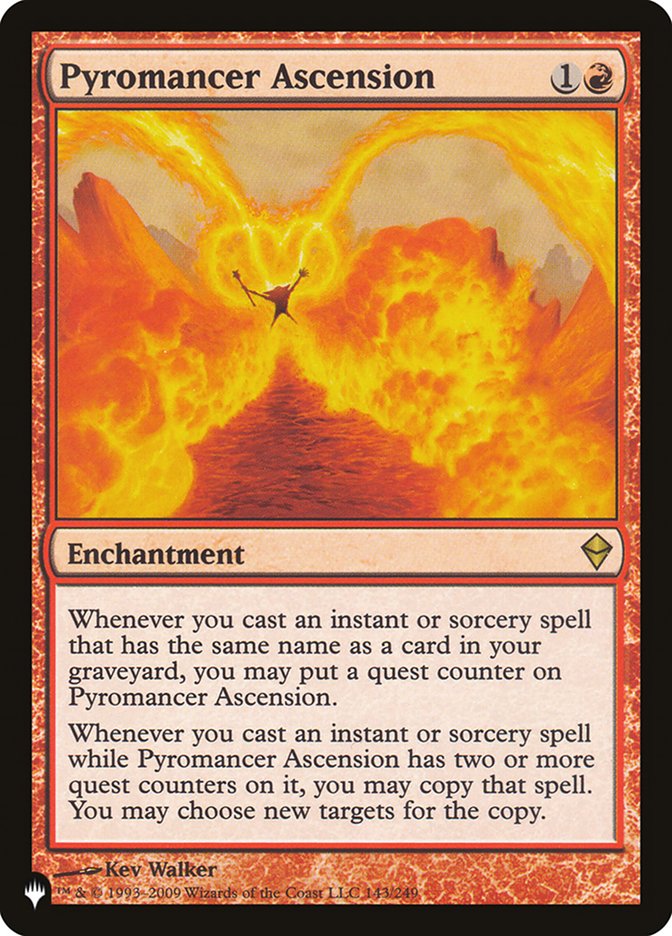 Pyromancer Ascension [The List] | Jomio and Rueliete's Cards and Comics