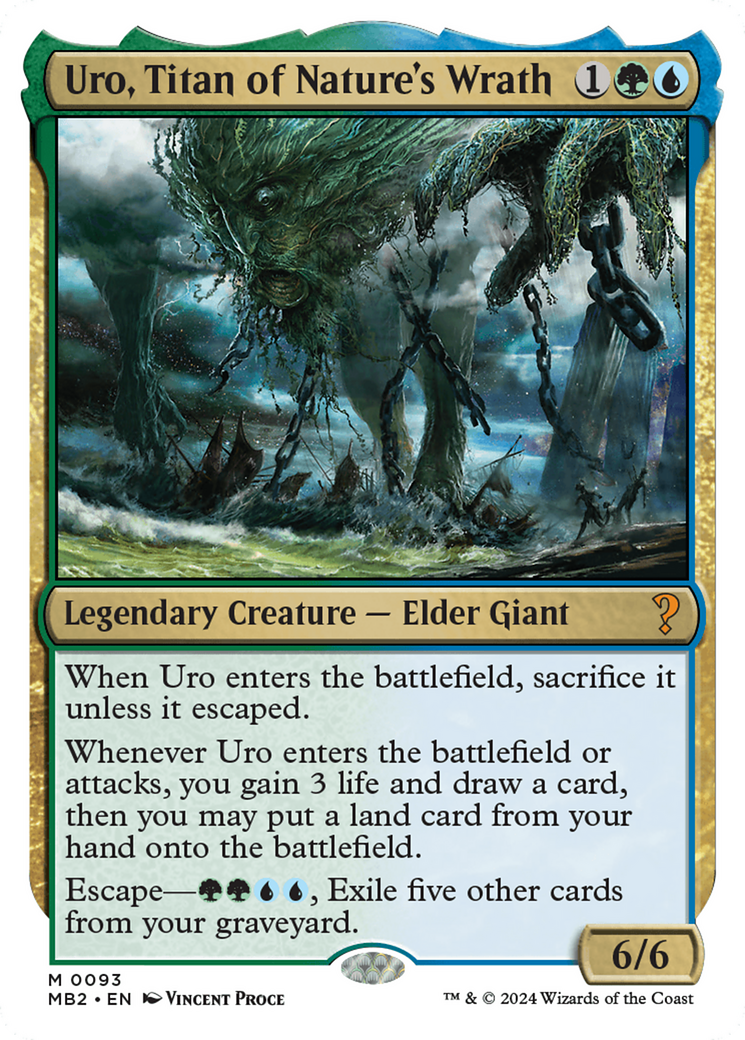 Uro, Titan of Nature's Wrath [Mystery Booster 2] | Jomio and Rueliete's Cards and Comics