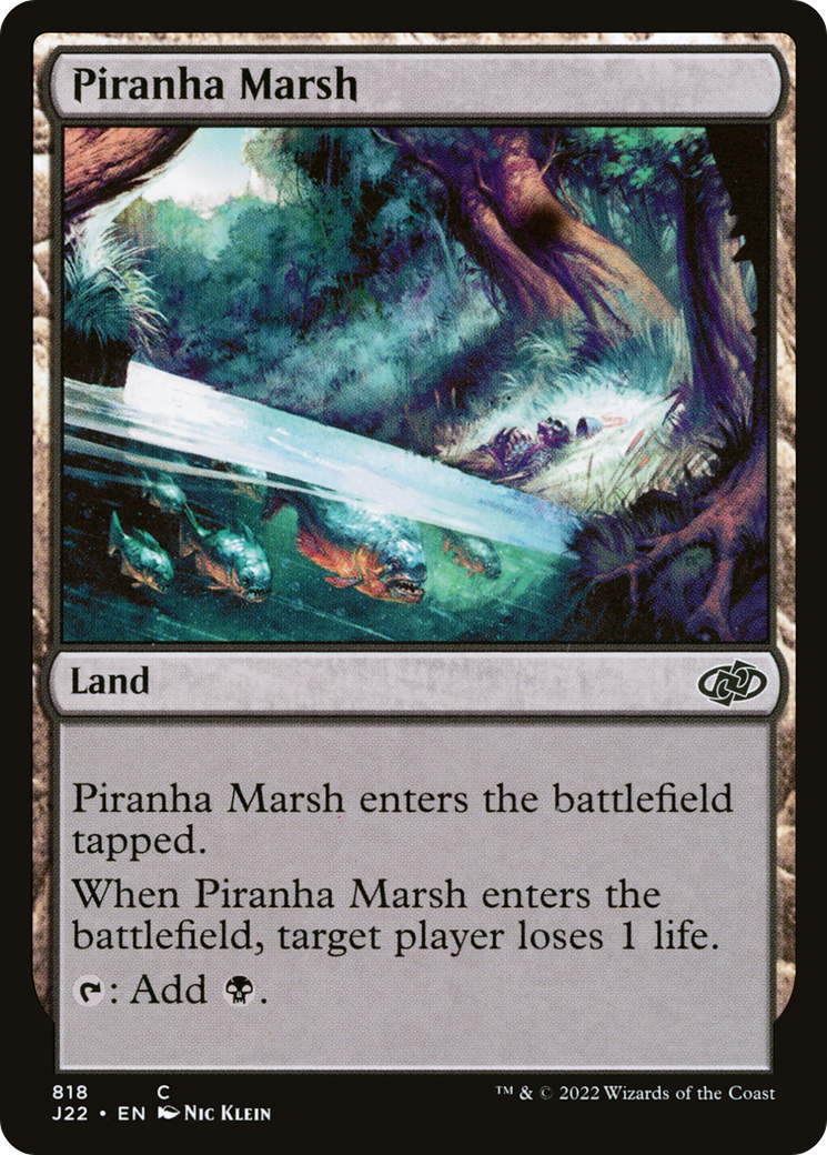 Piranha Marsh [Jumpstart 2022] | Jomio and Rueliete's Cards and Comics