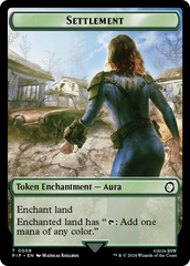 Settlement // Food (013) Double-Sided Token [Fallout Tokens] | Jomio and Rueliete's Cards and Comics