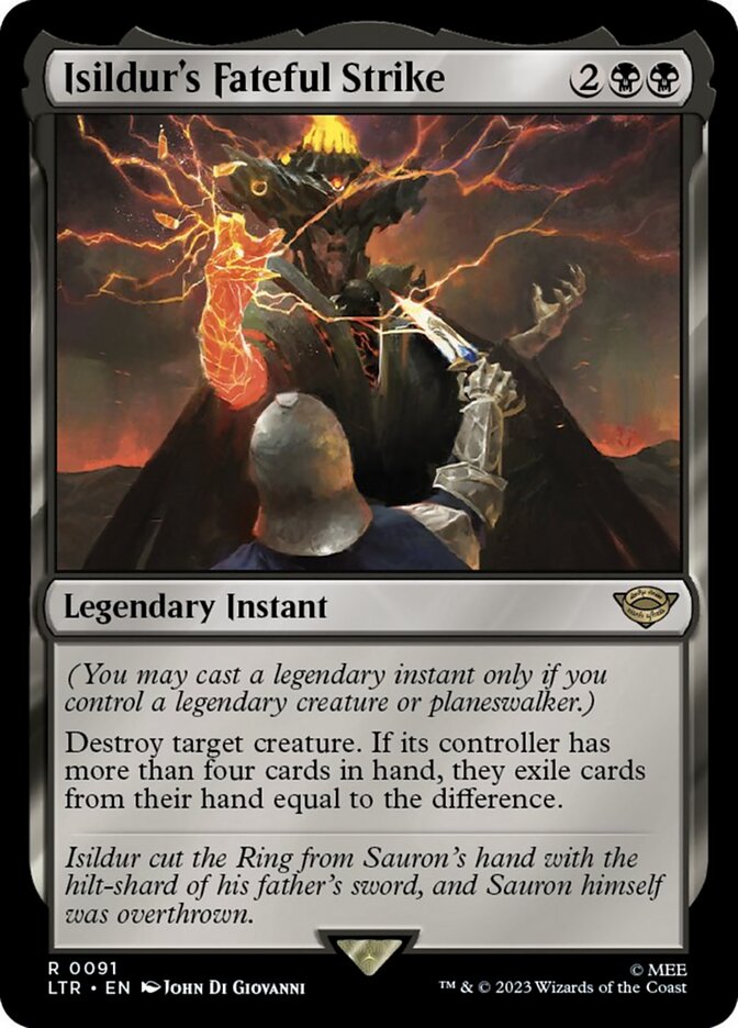 Isildur's Fateful Strike [The Lord of the Rings: Tales of Middle-Earth] | Jomio and Rueliete's Cards and Comics