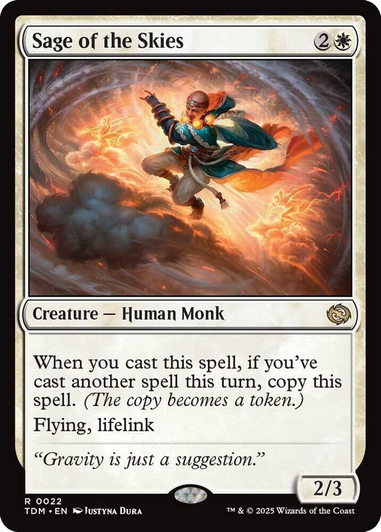 Sage of the Skies [Tarkir: Dragonstorm] | Jomio and Rueliete's Cards and Comics