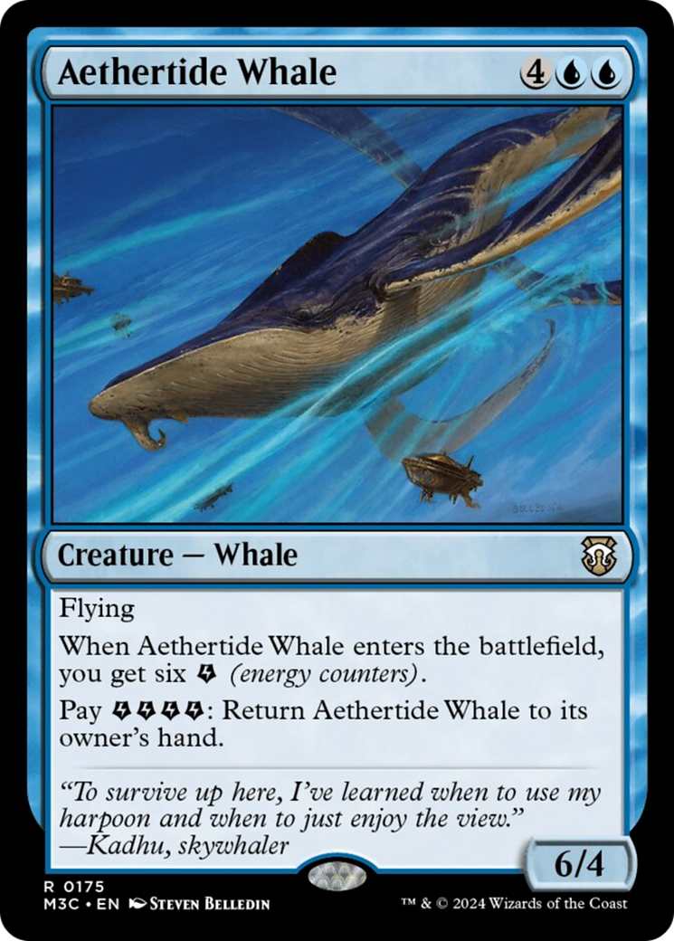 Aethertide Whale [Modern Horizons 3 Commander] | Jomio and Rueliete's Cards and Comics