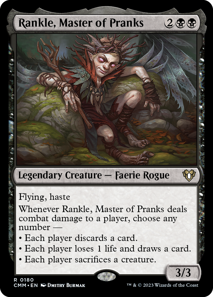 Rankle, Master of Pranks [Commander Masters] | Jomio and Rueliete's Cards and Comics