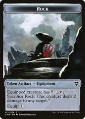 Rock // Spirit Double-Sided Token [Commander Legends Tokens] | Jomio and Rueliete's Cards and Comics