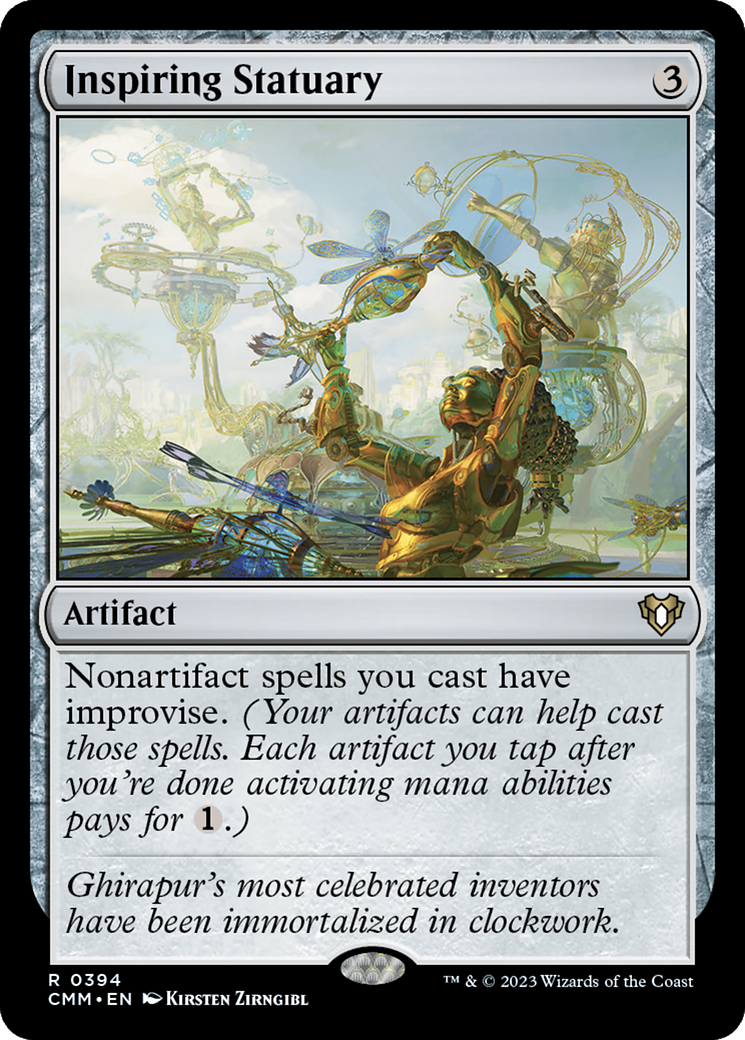 Inspiring Statuary [Commander Masters] | Jomio and Rueliete's Cards and Comics