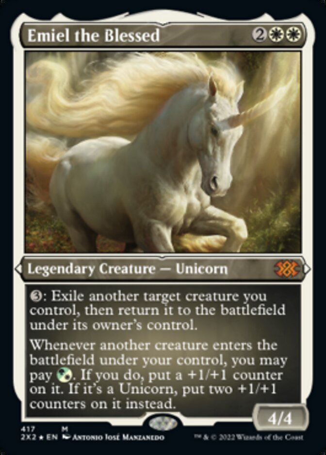 Emiel the Blessed (Foil Etched) [Double Masters 2022] | Jomio and Rueliete's Cards and Comics