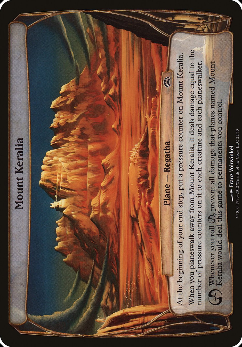 Mount Keralia (Planes) [Planechase 2012 Planes] | Jomio and Rueliete's Cards and Comics