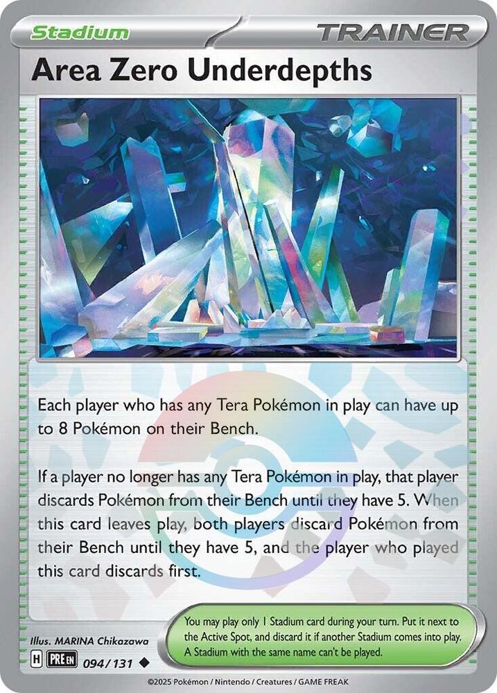 Area Zero Underdepths (094/131) (Poke Ball Pattern) [Scarlet & Violet: Prismatic Evolutions] | Jomio and Rueliete's Cards and Comics