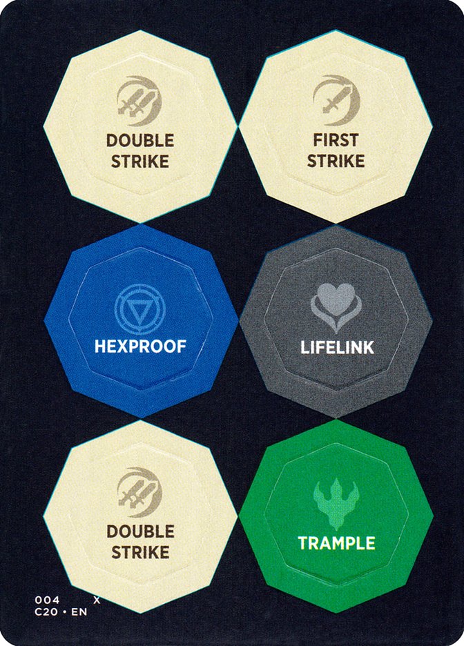 Ability Punchcard (004) [Commander 2020 Tokens] | Jomio and Rueliete's Cards and Comics