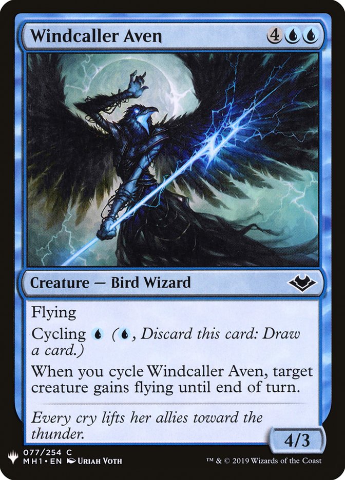 Windcaller Aven [Mystery Booster] | Jomio and Rueliete's Cards and Comics