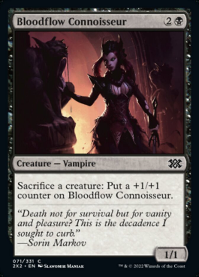 Bloodflow Connoisseur [Double Masters 2022] | Jomio and Rueliete's Cards and Comics