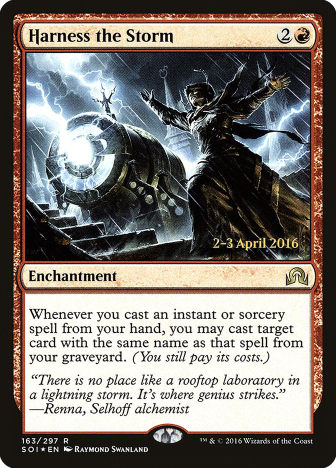 Harness the Storm [Shadows over Innistrad Prerelease Promos] | Jomio and Rueliete's Cards and Comics