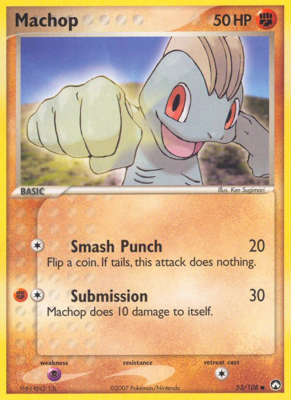 Machop (53/108) [EX: Power Keepers] | Jomio and Rueliete's Cards and Comics