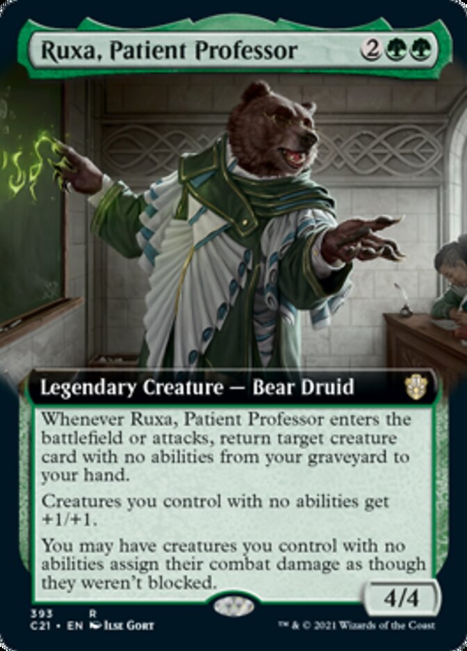 Ruxa, Patient Professor (Extended Art) [Commander 2021] | Jomio and Rueliete's Cards and Comics