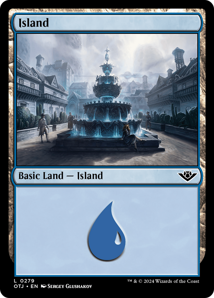 Island (0279) [Outlaws of Thunder Junction] | Jomio and Rueliete's Cards and Comics