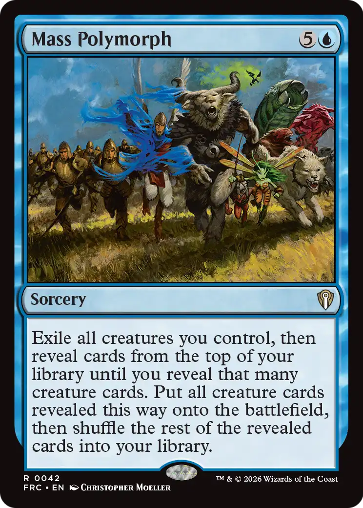 Mass Polymorph [Reality Fracture Commander] | Jomio and Rueliete's Cards and Comics