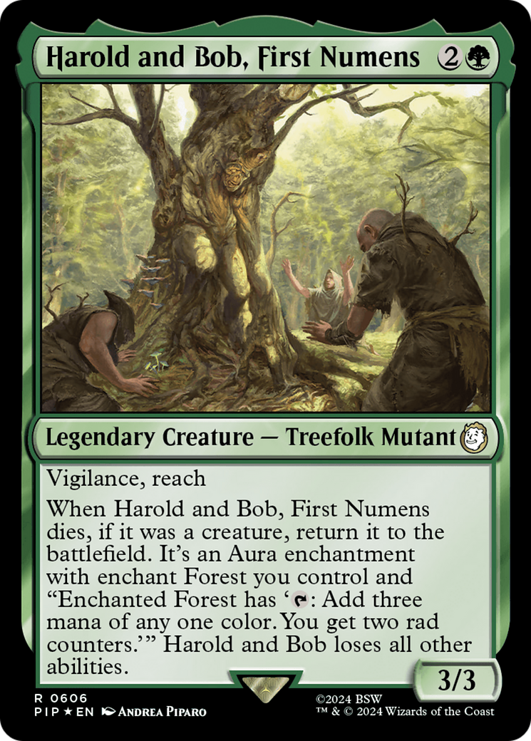 Harold and Bob, First Numens (Surge Foil) [Fallout] | Jomio and Rueliete's Cards and Comics