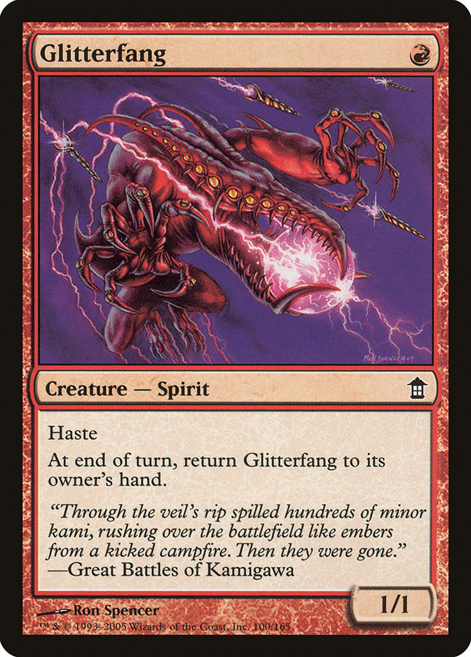 Glitterfang [Saviors of Kamigawa] | Jomio and Rueliete's Cards and Comics
