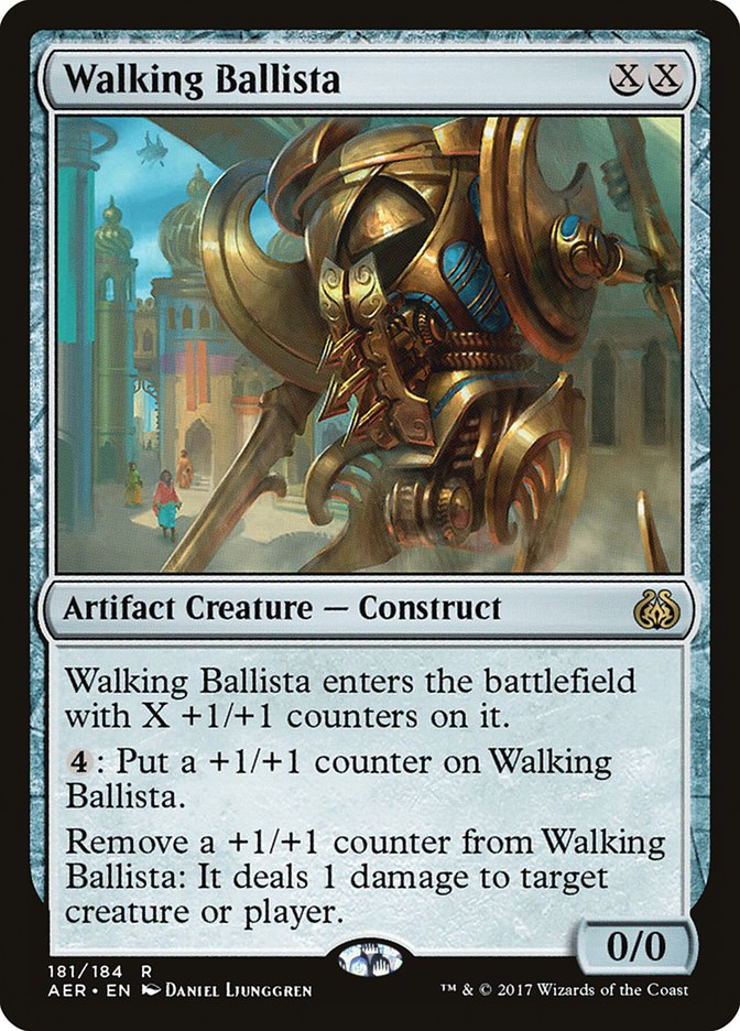 Walking Ballista [Aether Revolt] | Jomio and Rueliete's Cards and Comics