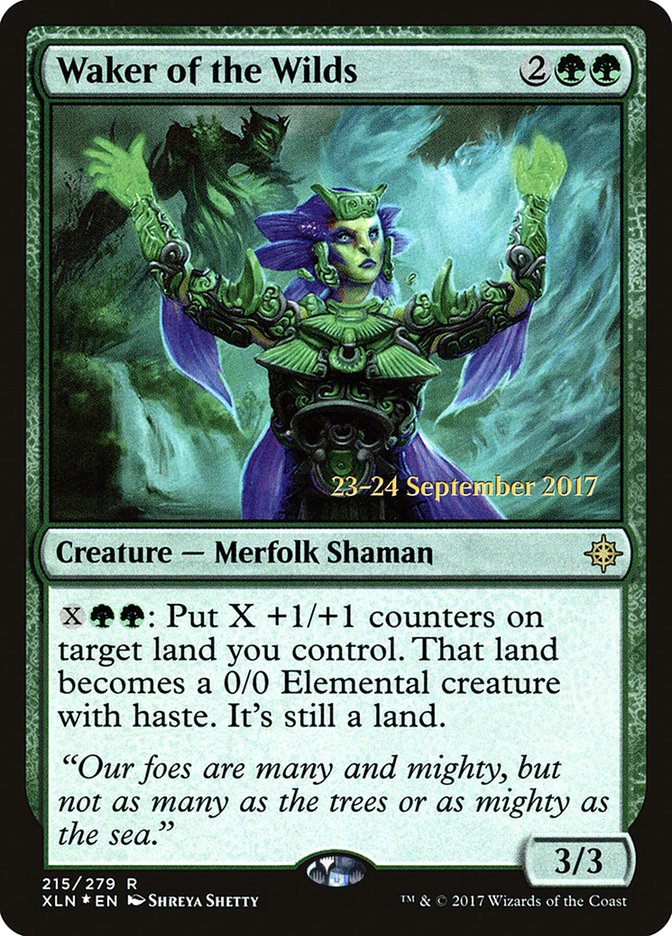 Waker of the Wilds [Ixalan Prerelease Promos] | Jomio and Rueliete's Cards and Comics