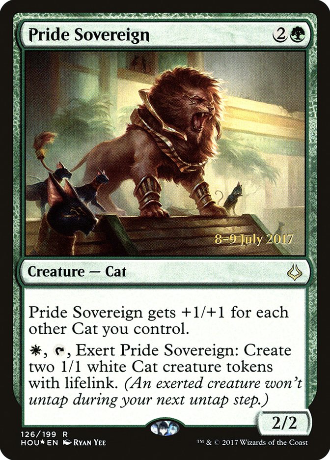 Pride Sovereign [Hour of Devastation Prerelease Promos] | Jomio and Rueliete's Cards and Comics