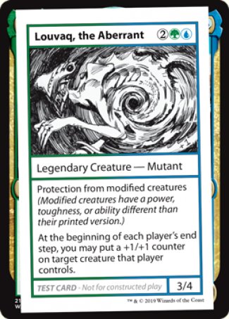 Louvaq, the Aberrant (2021 Edition) [Mystery Booster Playtest Cards] | Jomio and Rueliete's Cards and Comics